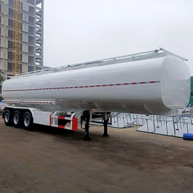 ผู้จัดจำหน่ายรถพ่วงบรรทุกน้ำมันเชื้อเพลิง 3 เพลา 45000 ลิตร
