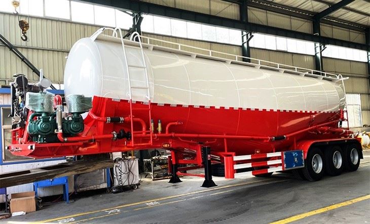 จีนผลิต TONGYA Bulk Cemen Tank Semi Trailer