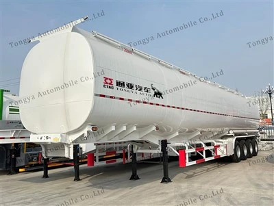 รถกึ่งพ่วงบรรทุกน้ำมันเชื้อเพลิง 4 เพลา 80000L