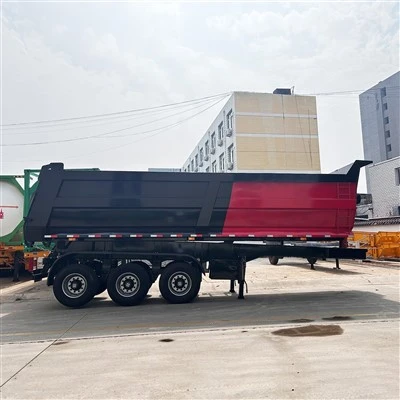 Heavy Duty U Type Tipping Tuck Trailer สำหรับการขนส่งหินทรายราคาต่ำ